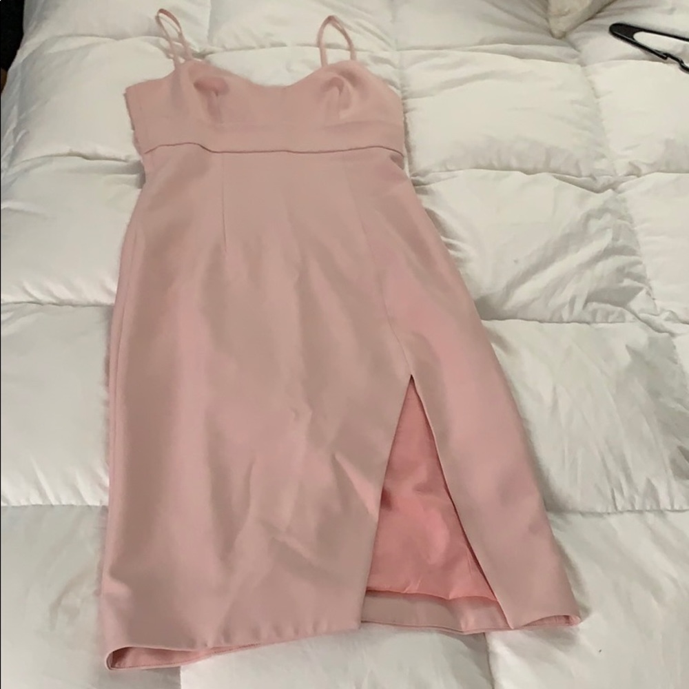 Kittenish pink dress